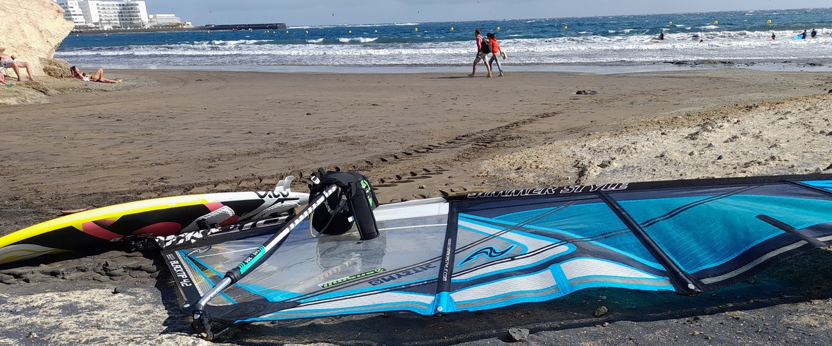 Kitesurffaajan pelastus